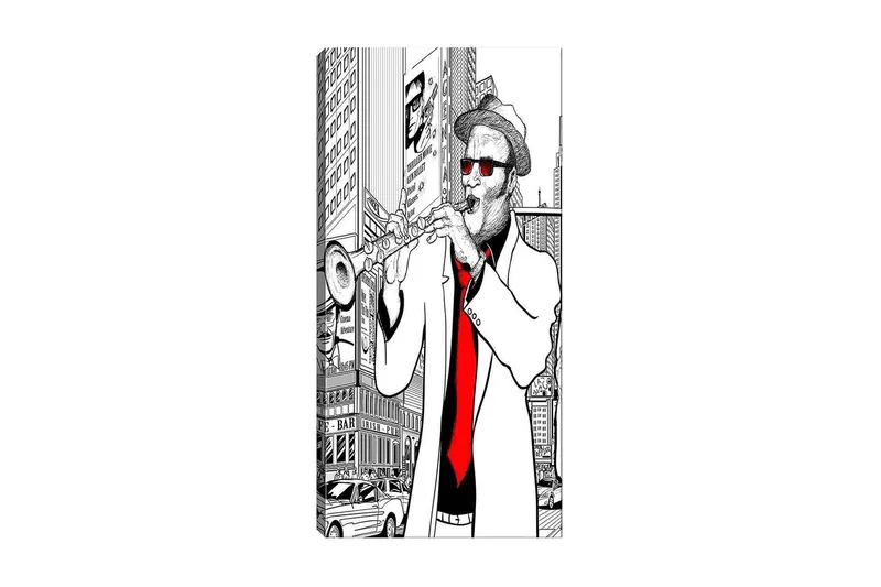 Canvastaulu DKY People Monivärinen, 50x120 cm