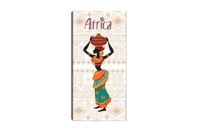 Canvastaulu DKY People Monivärinen, 50x120 cm