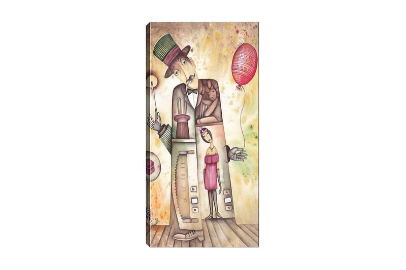 Canvastaulu DKY People Monivärinen, 50x120 cm