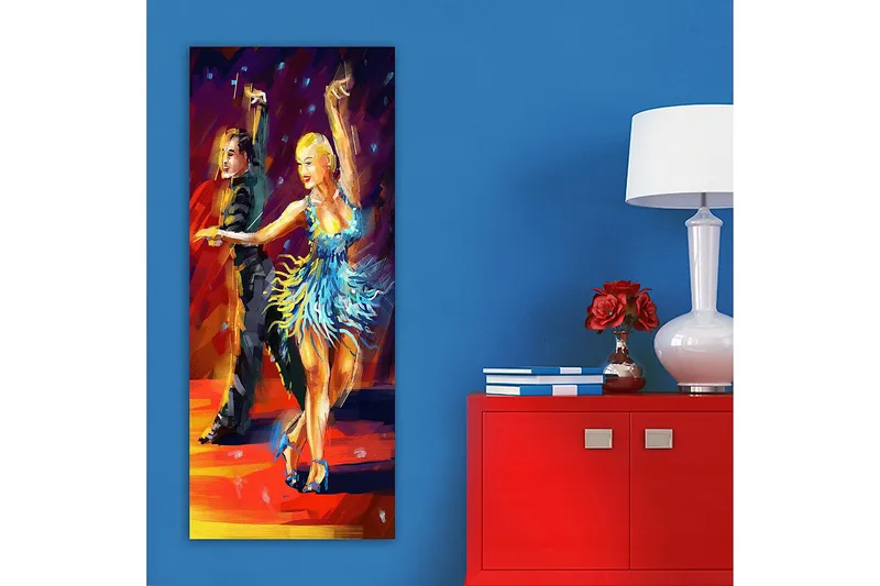 Canvastaulu DKY People Monivärinen - 50x120 cm - Sisustustuotteet - Taulu & taide - Canvas-taulu