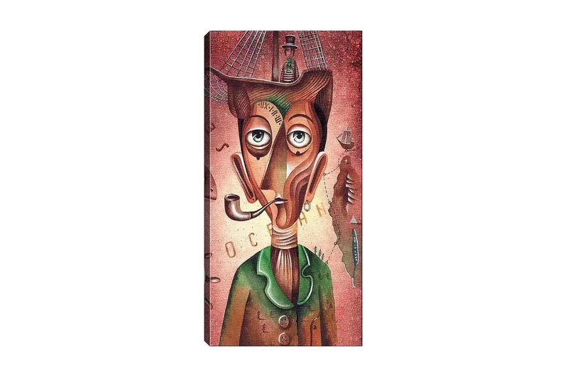 Canvastaulu DKY People Monivärinen, 50x120 cm