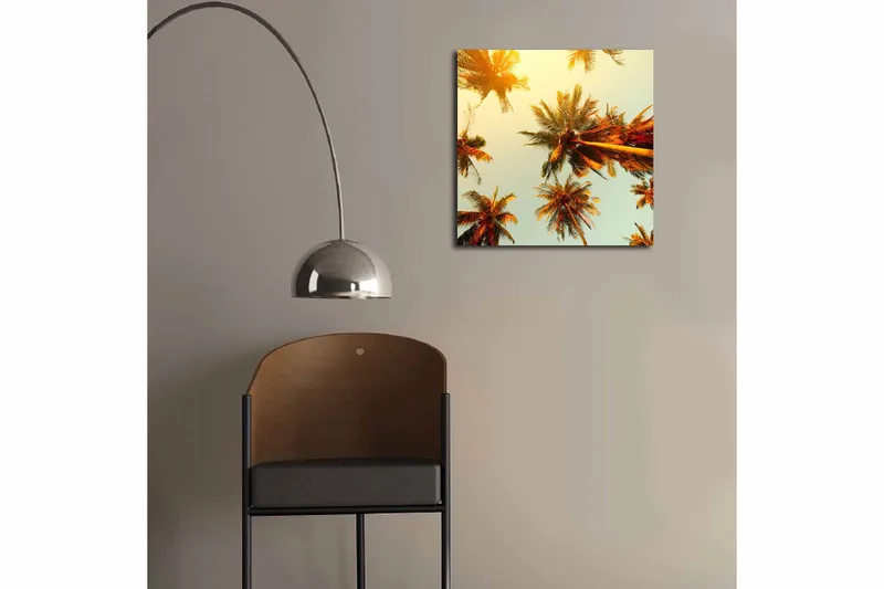 Canvastaulu Floral Monivärinen - 45x45 cm - Sisustustuotteet - Taulu & taide - Canvas-taulu
