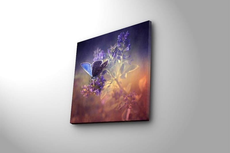 Canvastaulu Floral Monivärinen - 45x45 cm - Sisustustuotteet - Taulu & taide - Canvas-taulu