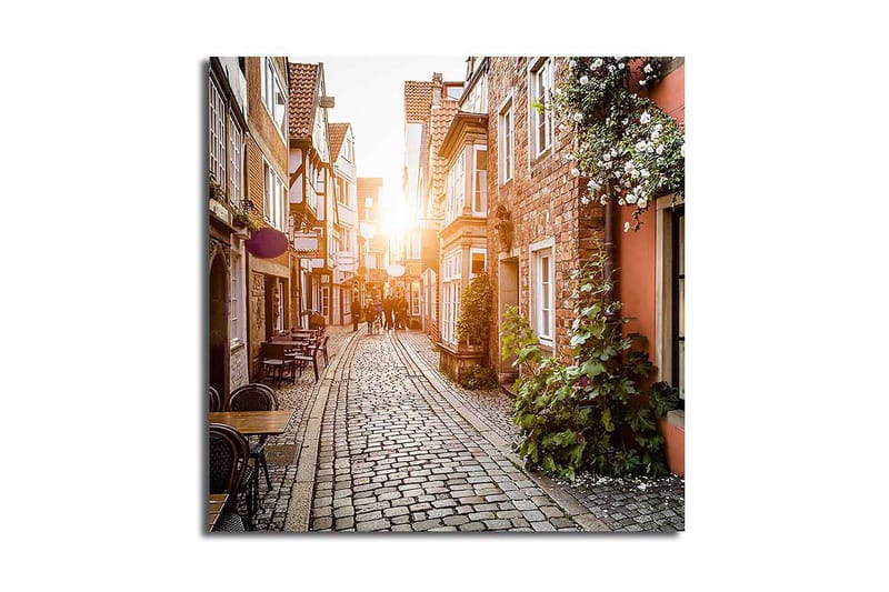 Canvastaulu Floral Monivärinen - 45x45 cm - Sisustustuotteet - Taulu & taide - Canvas-taulu