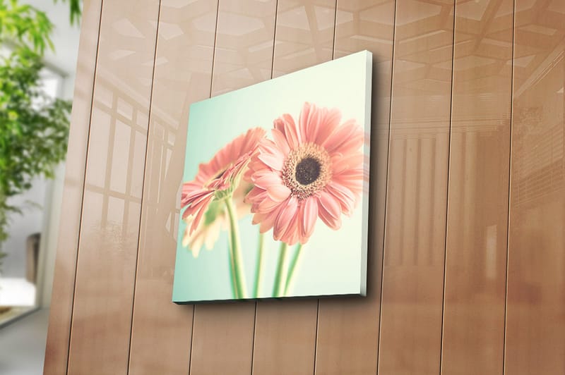 Canvastaulu Floral Monivärinen - 45x45 cm - Sisustustuotteet - Taulu & taide - Canvas-taulu