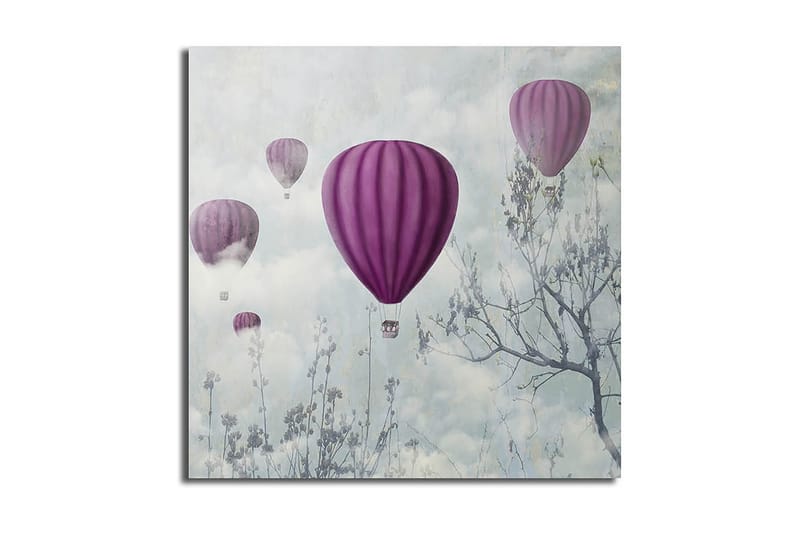 Canvastaulu Floral Monivärinen - 45x45 cm - Sisustustuotteet - Taulu & taide - Canvas-taulu