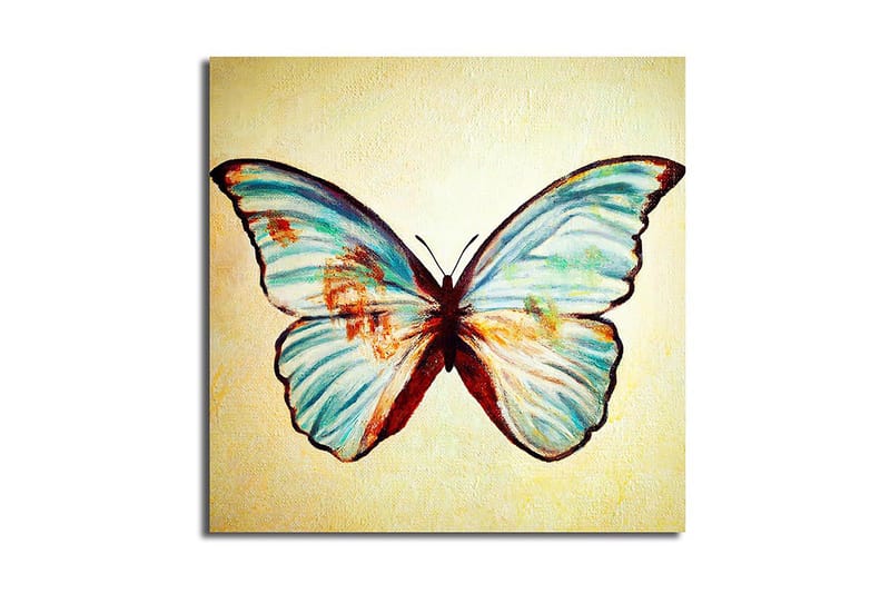 Canvastaulu Floral Monivärinen - 45x45 cm - Sisustustuotteet - Taulu & taide - Canvas-taulu