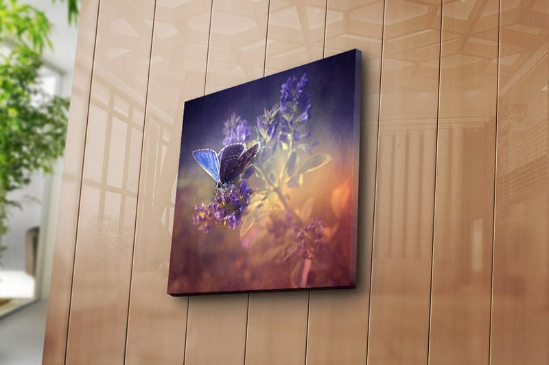 Canvastaulu Floral Monivärinen - 45x45 cm - Sisustustuotteet - Taulu & taide - Canvas-taulu