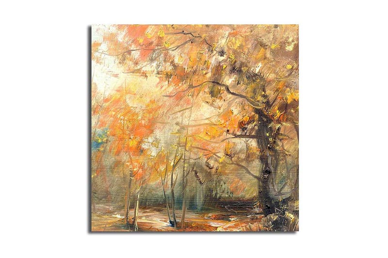 Canvastaulu Floral Monivärinen - 45x45 cm - Sisustustuotteet - Taulu & taide - Canvas-taulu