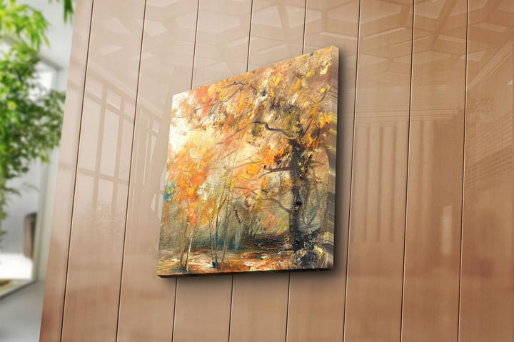 Canvastaulu Floral Monivärinen - 45x45 cm - Canvas-taulu - Seinäkoristeet