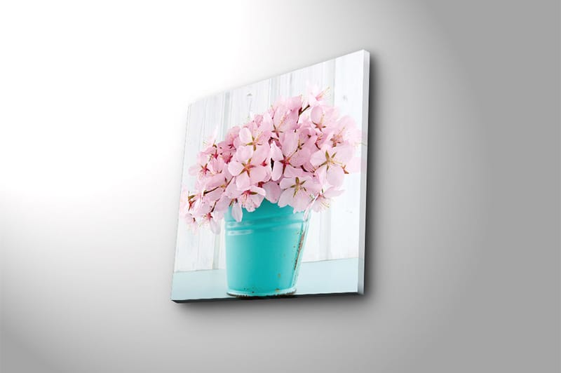 Canvastaulu Floral Monivärinen - 45x45 cm - Sisustustuotteet - Taulu & taide - Canvas-taulu