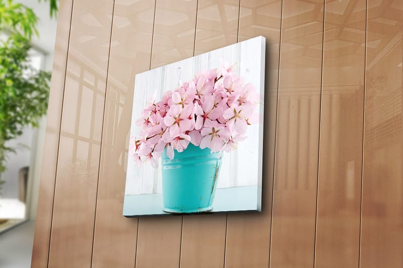Canvastaulu Floral Monivärinen - 45x45 cm - Sisustustuotteet - Taulu & taide - Canvas-taulu