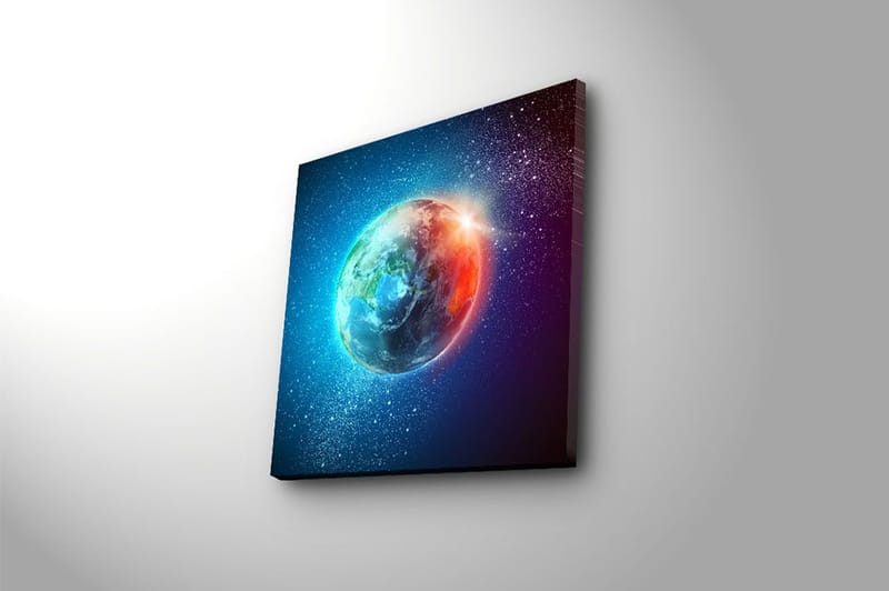 Canvastaulu Floral Monivärinen - 45x45 cm - Sisustustuotteet - Taulu & taide - Canvas-taulu