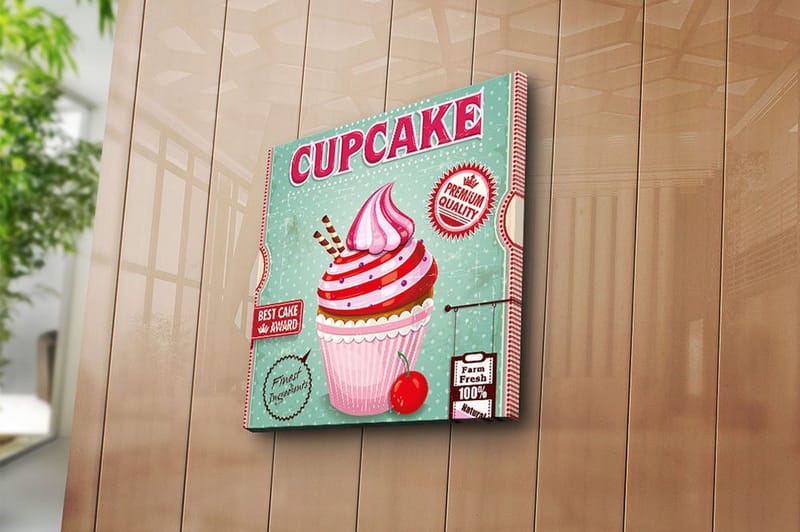 Canvastaulu Floral Monivärinen - 45x45 cm - Sisustustuotteet - Taulu & taide - Canvas-taulu