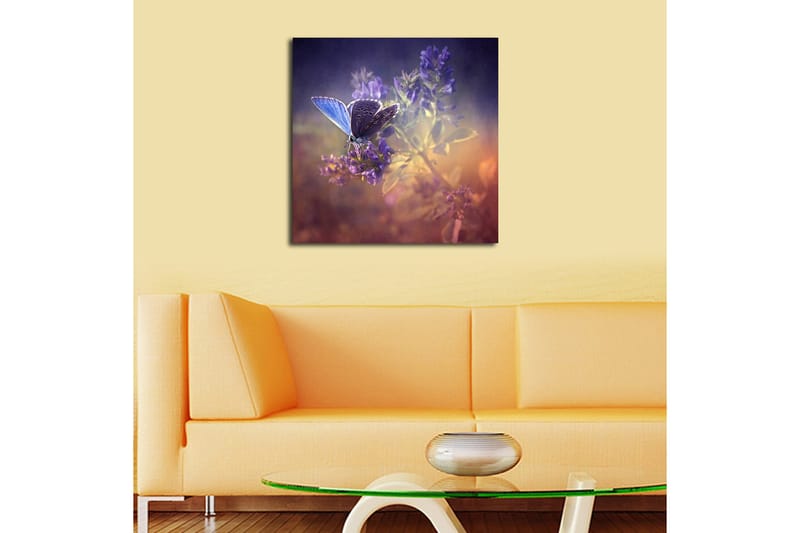 Canvastaulu Floral Monivärinen - 45x45 cm - Sisustustuotteet - Taulu & taide - Canvas-taulu