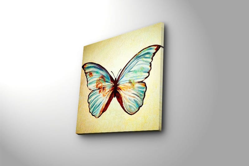 Canvastaulu Floral Monivärinen - 45x45 cm - Sisustustuotteet - Taulu & taide - Canvas-taulu