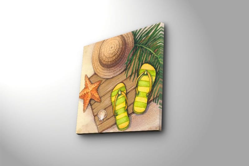 Canvastaulu Floral Monivärinen - 45x45 cm - Sisustustuotteet - Taulu & taide - Canvas-taulu