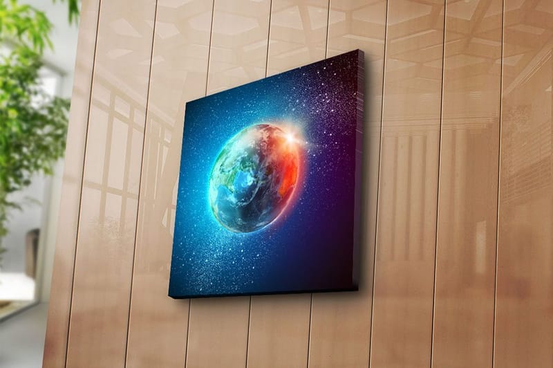 Canvastaulu Floral Monivärinen - 45x45 cm - Sisustustuotteet - Taulu & taide - Canvas-taulu