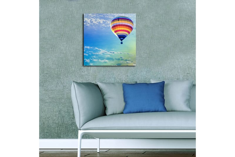 Canvastaulu Floral Monivärinen - 45x45 cm - Sisustustuotteet - Taulu & taide - Canvas-taulu