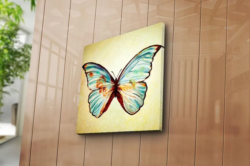 Canvastaulu Floral Monivärinen - 45x45 cm - Sisustustuotteet - Taulu & taide - Canvas-taulu