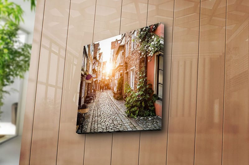 Canvastaulu Floral Monivärinen - 45x45 cm - Sisustustuotteet - Taulu & taide - Canvas-taulu