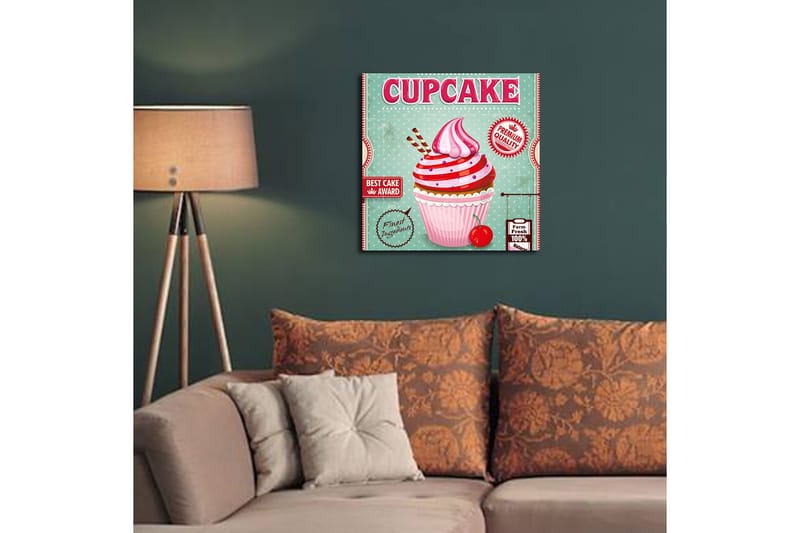 Canvastaulu Floral Monivärinen - 45x45 cm - Sisustustuotteet - Taulu & taide - Canvas-taulu