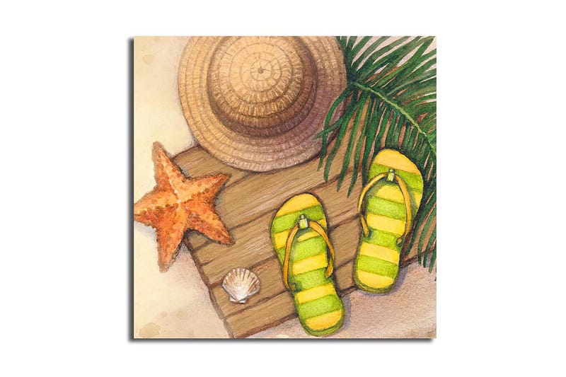 Canvastaulu Floral Monivärinen, 45x45 cm