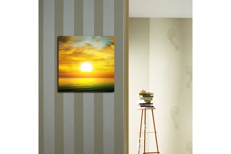 Canvastaulu Floral Monivärinen - 45x45 cm - Sisustustuotteet - Taulu & taide - Canvas-taulu