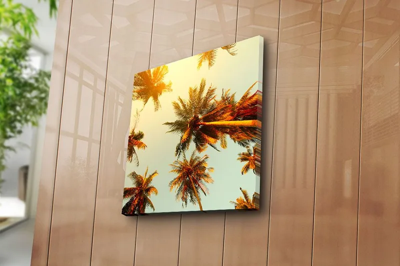 Canvastaulu Floral Monivärinen - 45x45 cm - Sisustustuotteet - Taulu & taide - Canvas-taulu