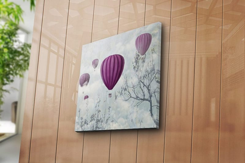 Canvastaulu Floral Monivärinen - 45x45 cm - Sisustustuotteet - Taulu & taide - Canvas-taulu