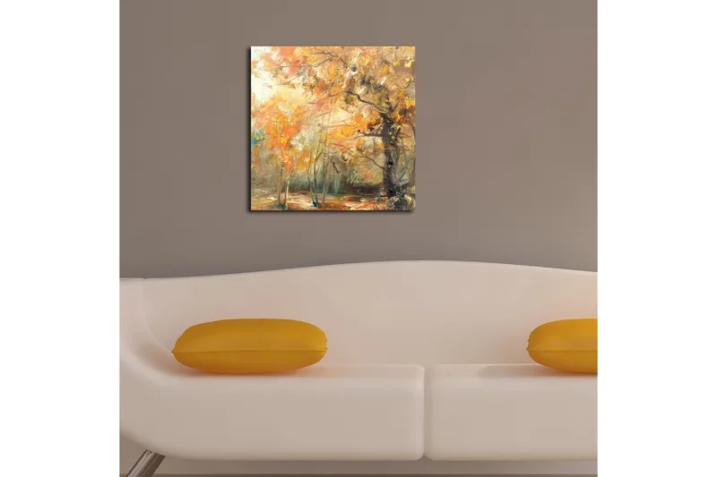 Canvastaulu Floral Monivärinen - 45x45 cm - Sisustustuotteet - Taulu & taide - Canvas-taulu
