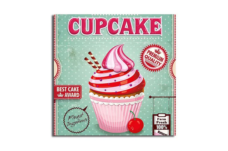 Canvastaulu Floral Monivärinen, 45x45 cm