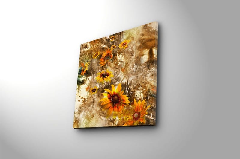 Canvastaulu Floral Monivärinen - 45x45 cm - Sisustustuotteet - Taulu & taide - Canvas-taulu