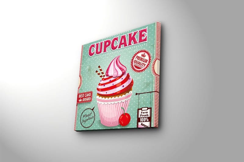 Canvastaulu Floral Monivärinen - 45x45 cm - Sisustustuotteet - Taulu & taide - Canvas-taulu