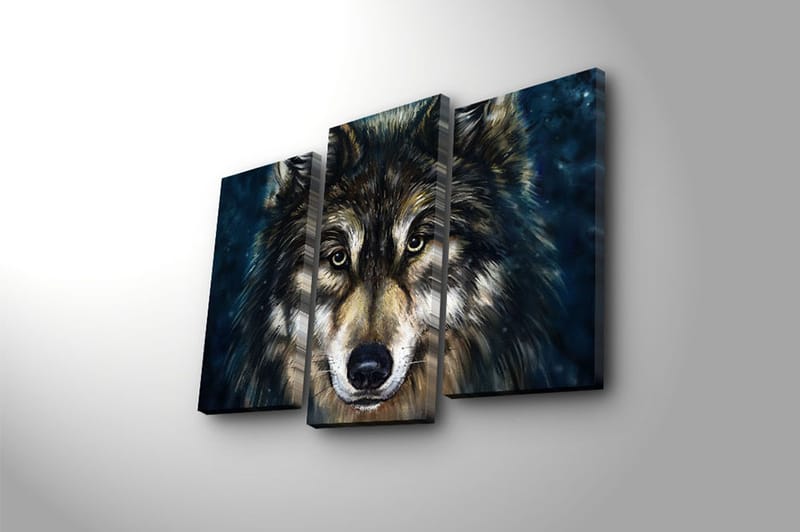 Canvastaulu Kitchen 3-pak Monivärinen - 20x39 cm - Sisustustuotteet - Taulu & taide - Canvas-taulu