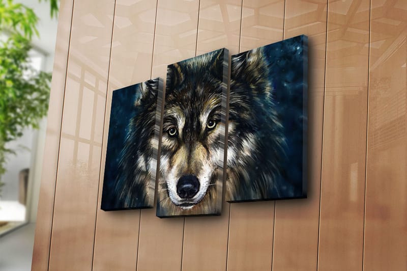 Canvastaulu Kitchen 3-pak Monivärinen - 20x39 cm - Sisustustuotteet - Taulu & taide - Canvas-taulu