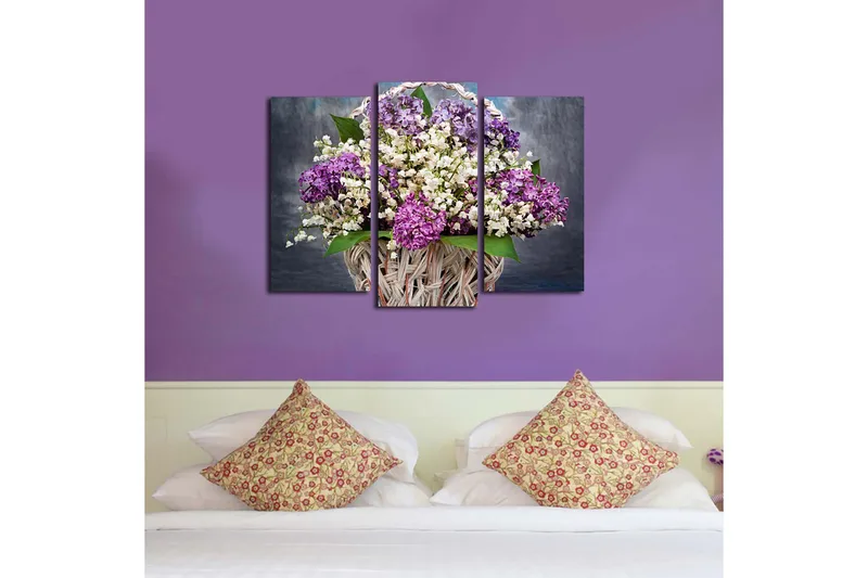 Canvastaulu Kitchen 3-pak Monivärinen - 20x39 cm - Sisustustuotteet - Taulu & taide - Canvas-taulu