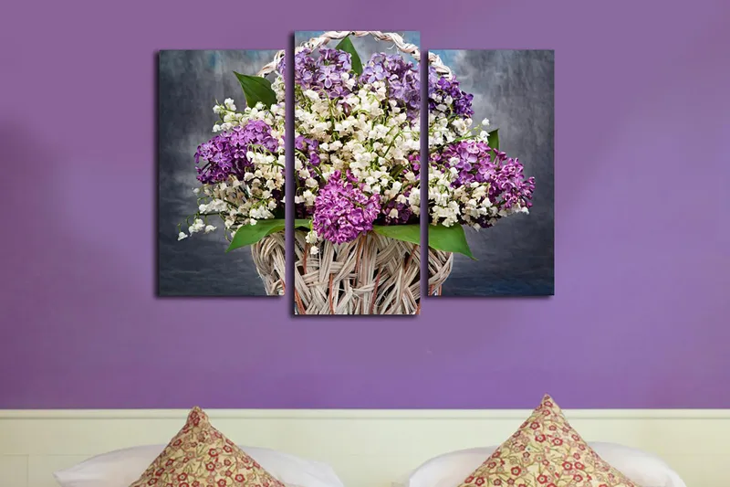 Canvastaulu Kitchen 3-pak Monivärinen, 20x39 cm