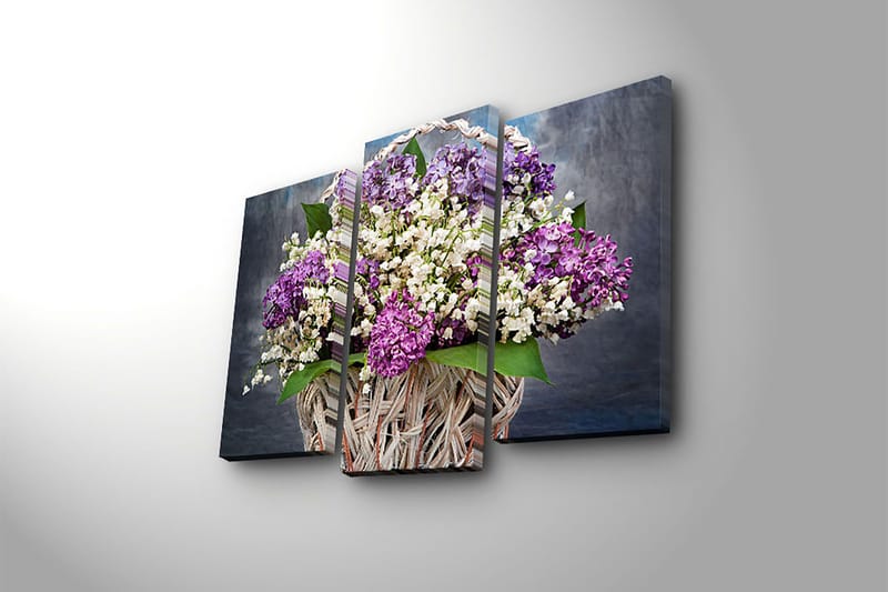 Canvastaulu Kitchen 3-pak Monivärinen - 20x39 cm - Sisustustuotteet - Taulu & taide - Canvas-taulu