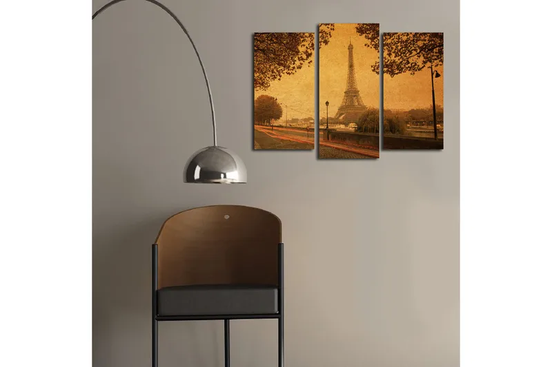 Canvastaulu Kitchen 3-pak Monivärinen - 20x39 cm - Sisustustuotteet - Taulu & taide - Canvas-taulu