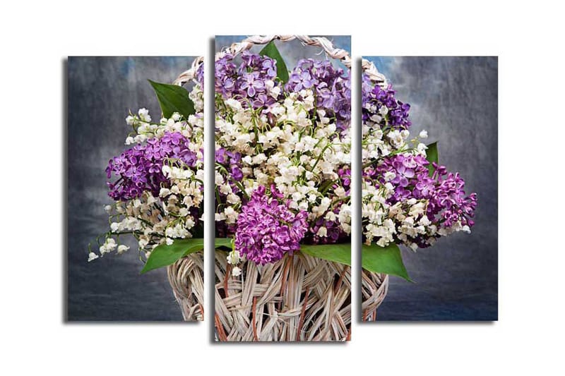 Canvastaulu Kitchen 3-pak Monivärinen - 20x39 cm - Sisustustuotteet - Taulu & taide - Canvas-taulu