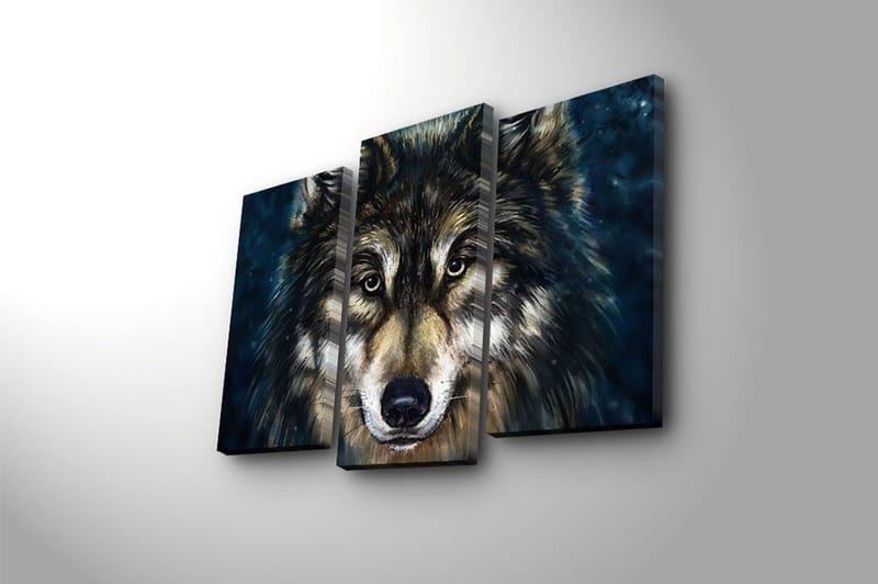 Canvastaulu Kitchen 3-pak Monivärinen - 20x39 cm - Sisustustuotteet - Taulu & taide - Canvas-taulu