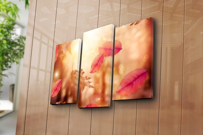 Canvastaulu Kitchen 3-pak Monivärinen - 20x39 cm - Sisustustuotteet - Taulu & taide - Canvas-taulu