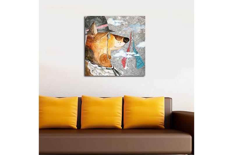 Canvastaulu Monivärinen - 45x45 cm - Sisustustuotteet - Taulu & taide - Canvas-taulu