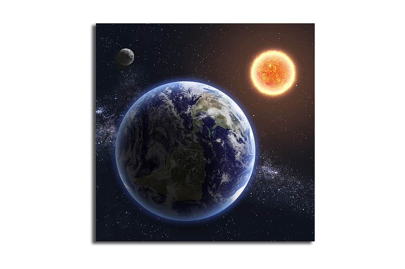 Canvastaulu Monivärinen - 45x45 cm - Sisustustuotteet - Taulu & taide - Canvas-taulu