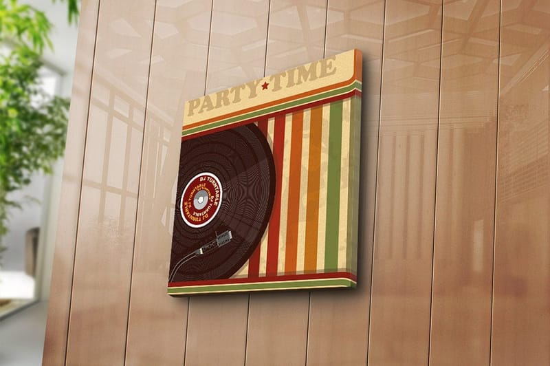 Canvastaulu Monivärinen - 45x45 cm - Sisustustuotteet - Taulu & taide - Canvas-taulu