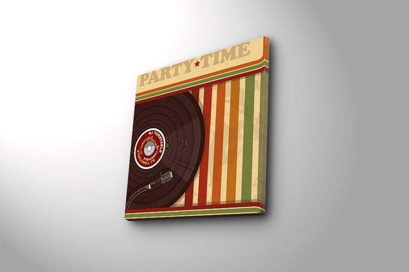 Canvastaulu Monivärinen - 45x45 cm - Sisustustuotteet - Taulu & taide - Canvas-taulu