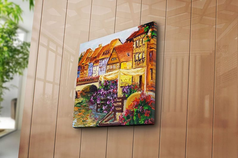 Canvastaulu Monivärinen - 45x45 cm - Sisustustuotteet - Taulu & taide - Canvas-taulu