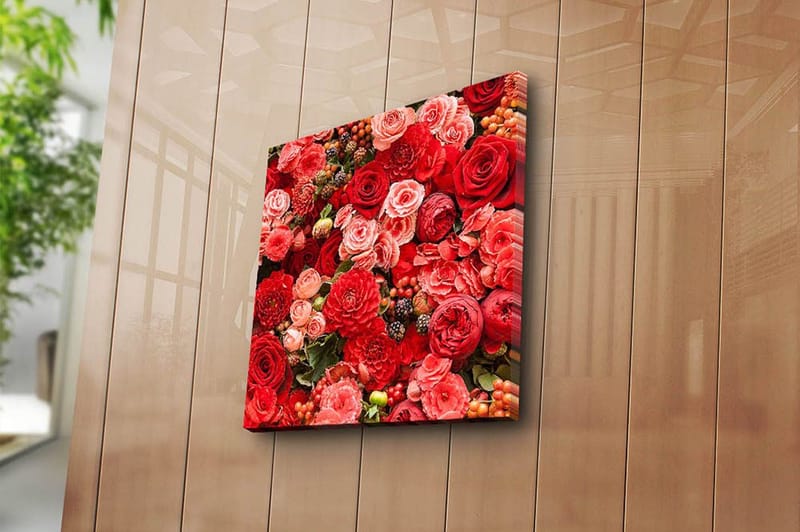 Canvastaulu Monivärinen - 45x45 cm - Sisustustuotteet - Taulu & taide - Canvas-taulu