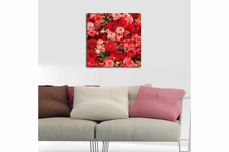 Canvastaulu Monivärinen - 45x45 cm - Sisustustuotteet - Taulu & taide - Canvas-taulu